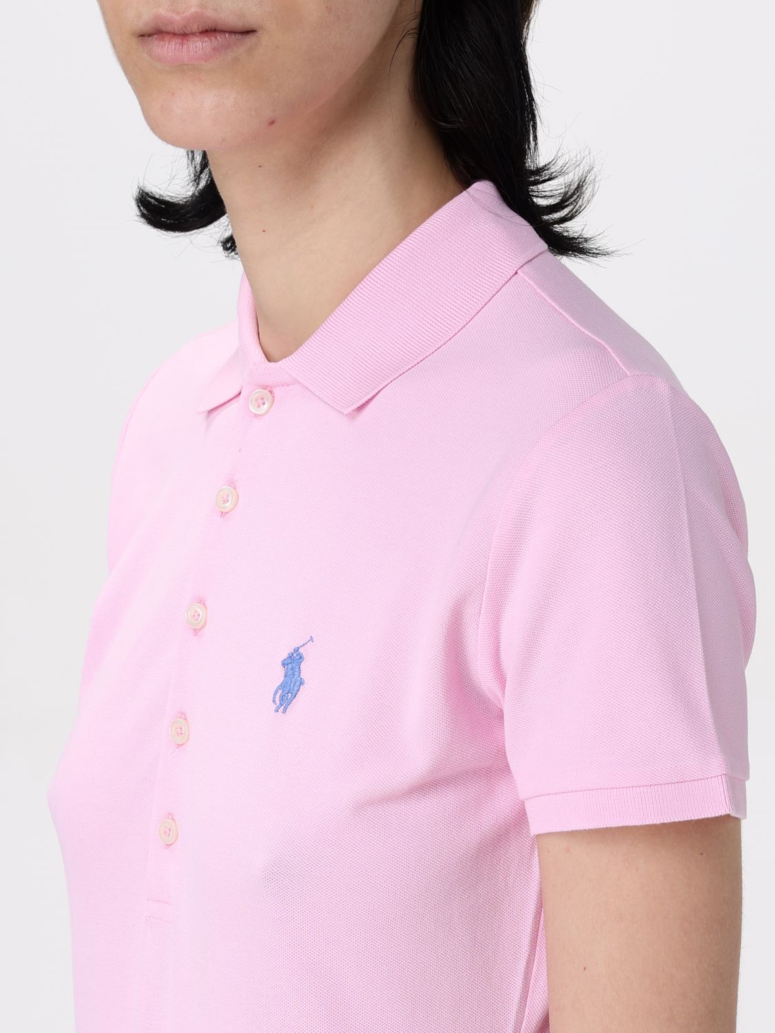 POLO RALPH LAUREN POLO SHIRT: Polo shirt woman Polo Ralph Lauren, Peony - Img 3