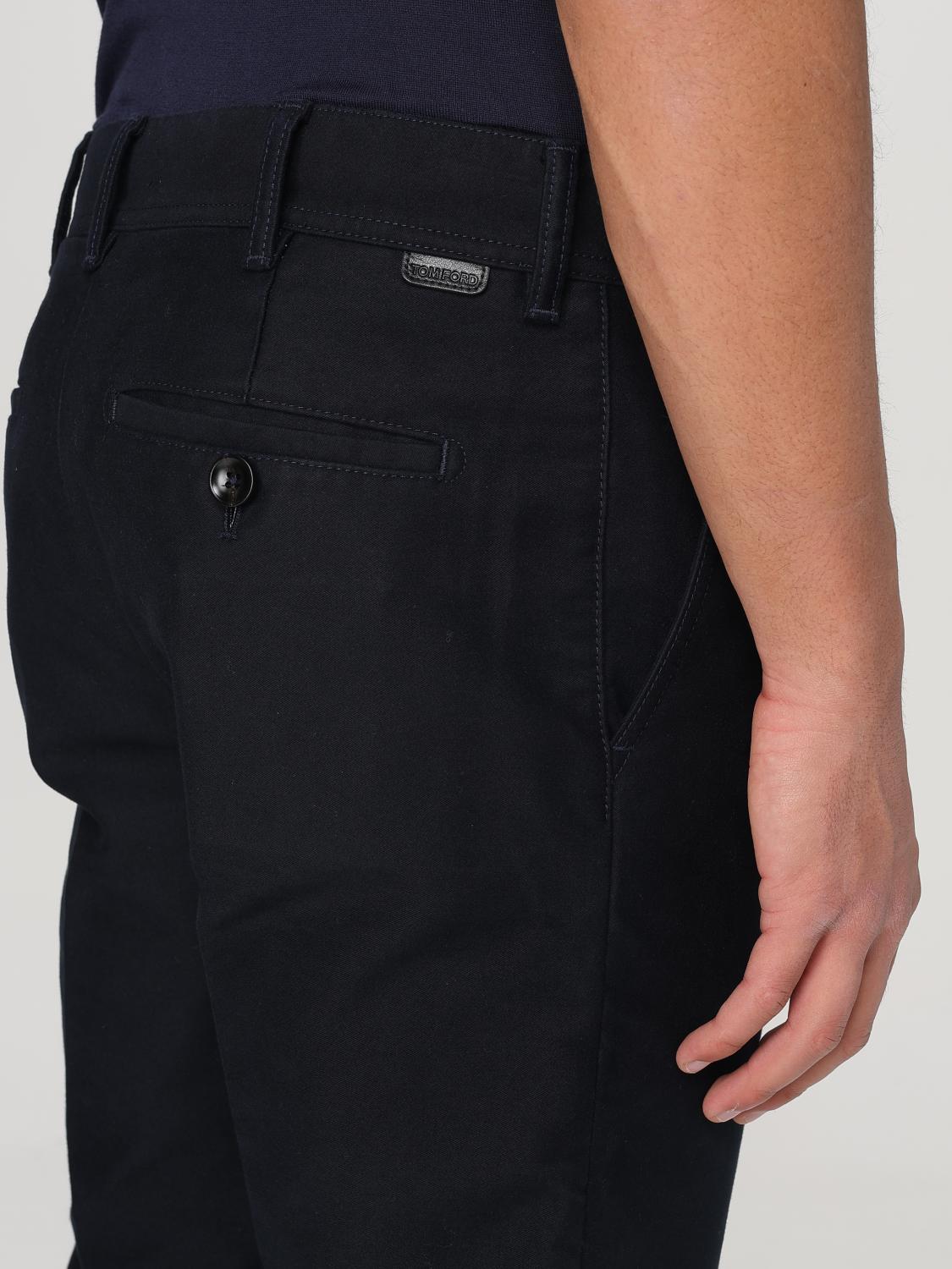 TOM FORD PANTS: Pants men Tom Ford, Blue - Img 4