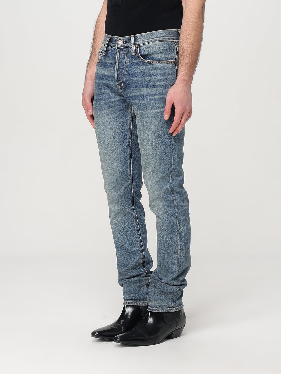 TOM FORD JEANS: Jeans men Tom Ford, Denim - Img 3