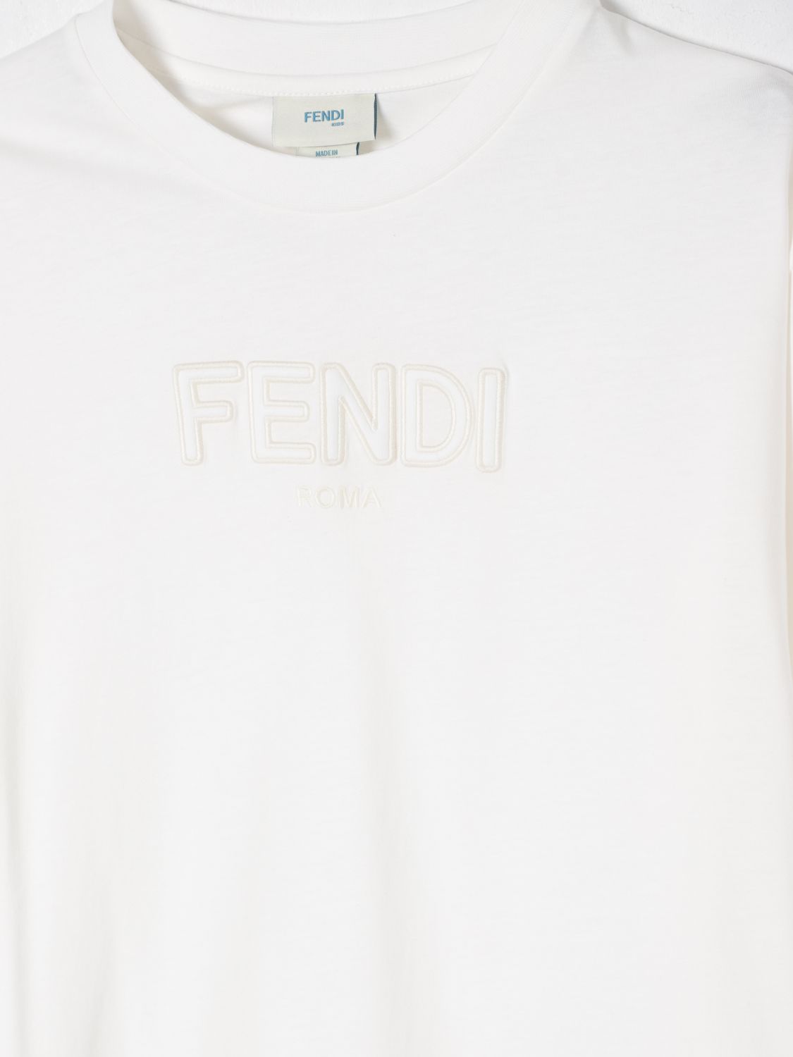 FENDI 탑: 탑 남아 Fendi, 화이트 - Img 3