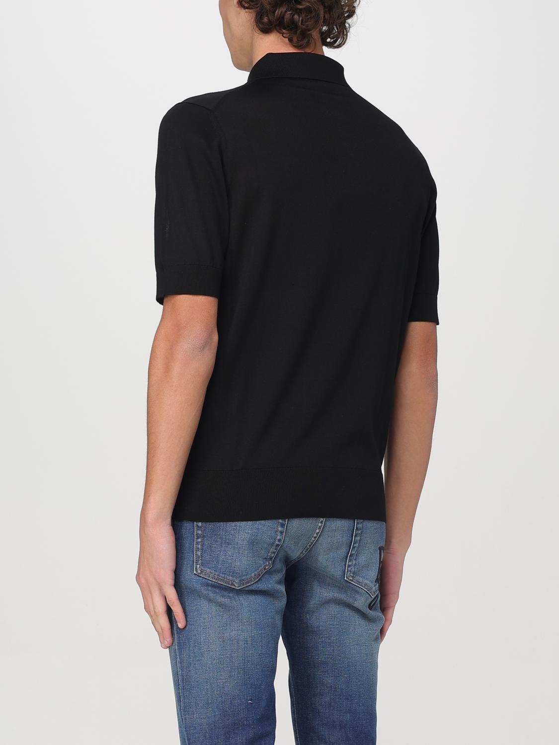 DOLCE & GABBANA POLO SHIRT: Polo shirt men Dolce & Gabbana, Black - Img 3