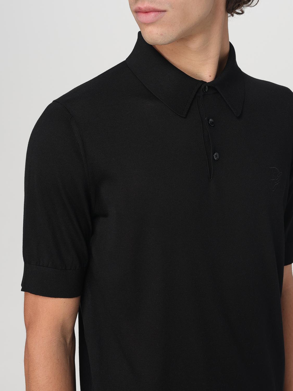 DOLCE & GABBANA POLO SHIRT: Polo shirt men Dolce & Gabbana, Black - Img 5