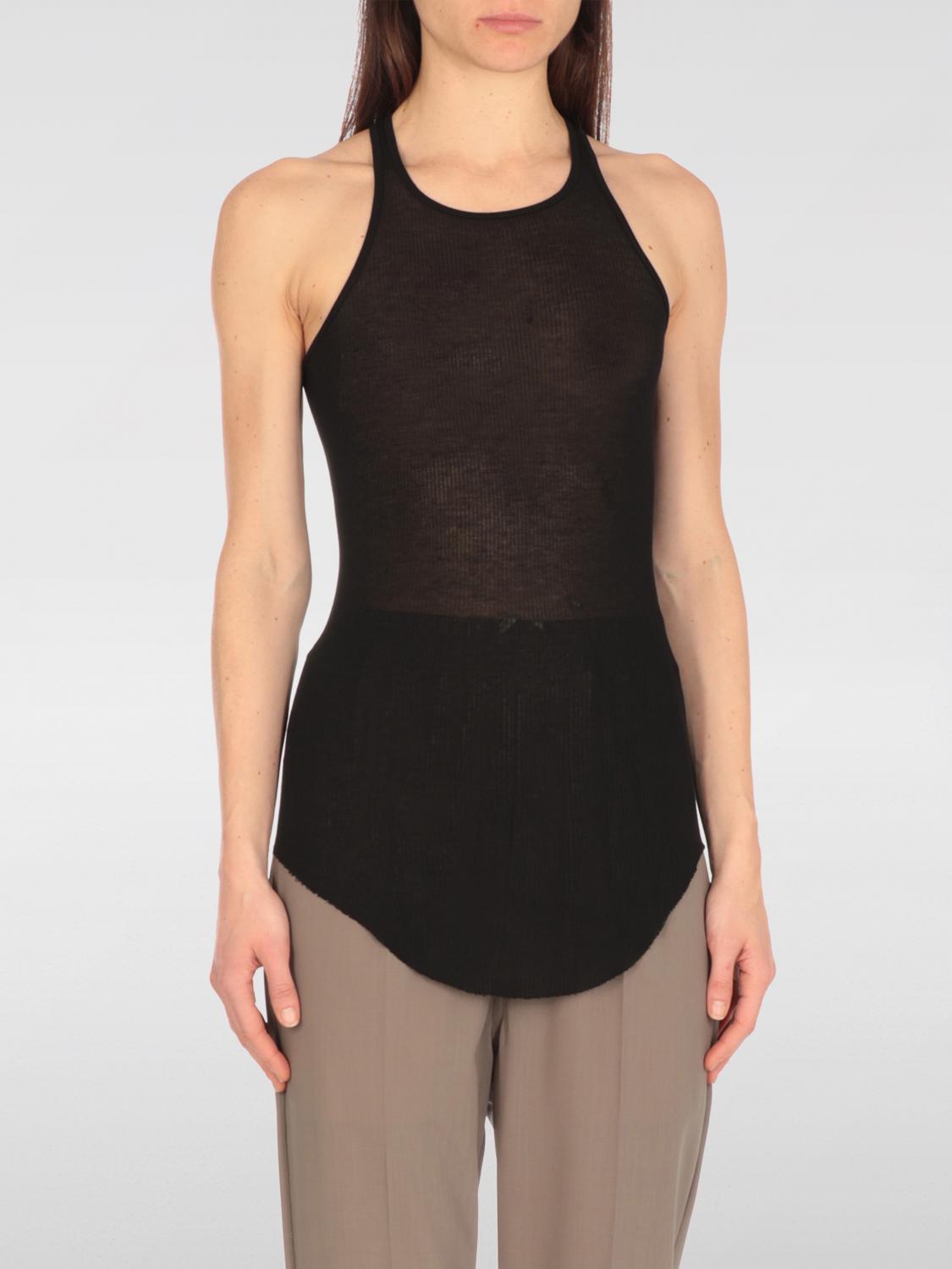 RICK OWENS TOP: Top damen Rick Owens, Schwarz - Img 1