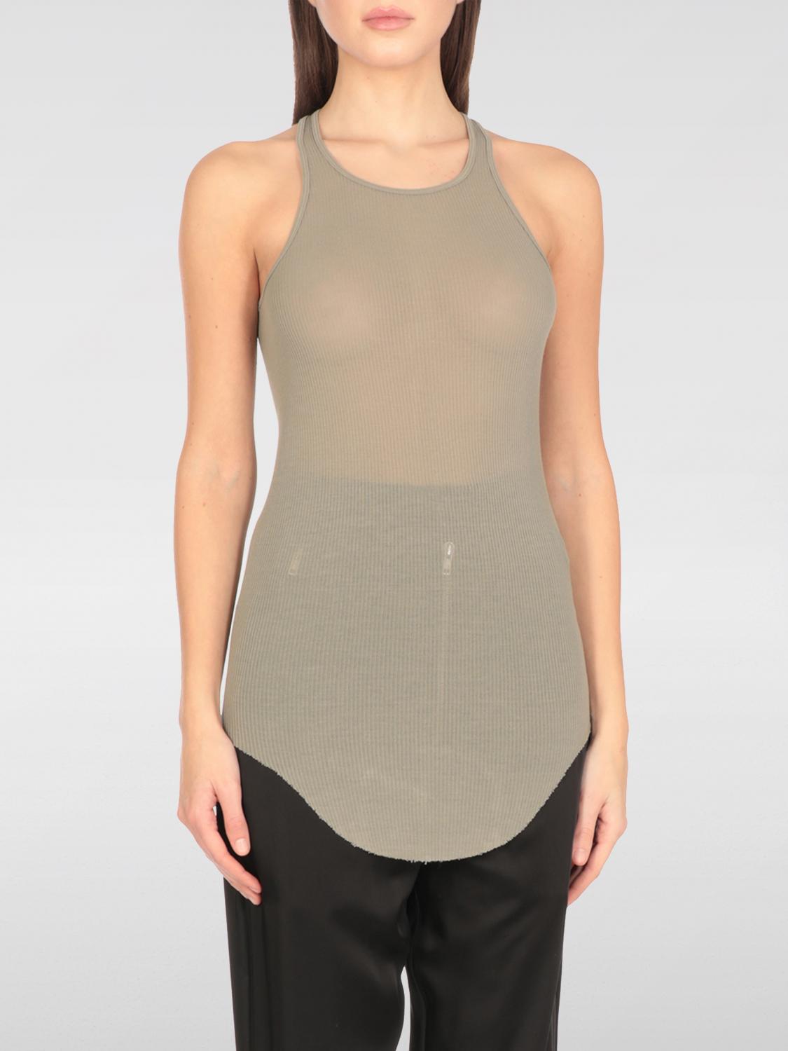 RICK OWENS TOP: Top mujer Rick Owens, Verde - Img 1