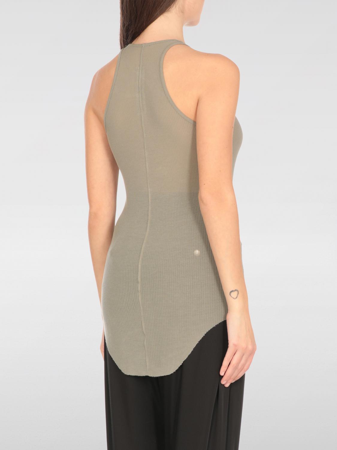 RICK OWENS TOP: Top mujer Rick Owens, Verde - Img 3
