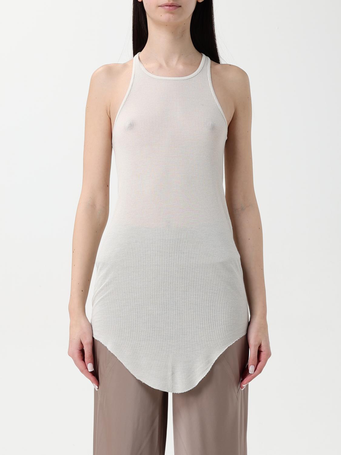 RICK OWENS TOP: Top mujer Rick Owens, Beige - Img 1