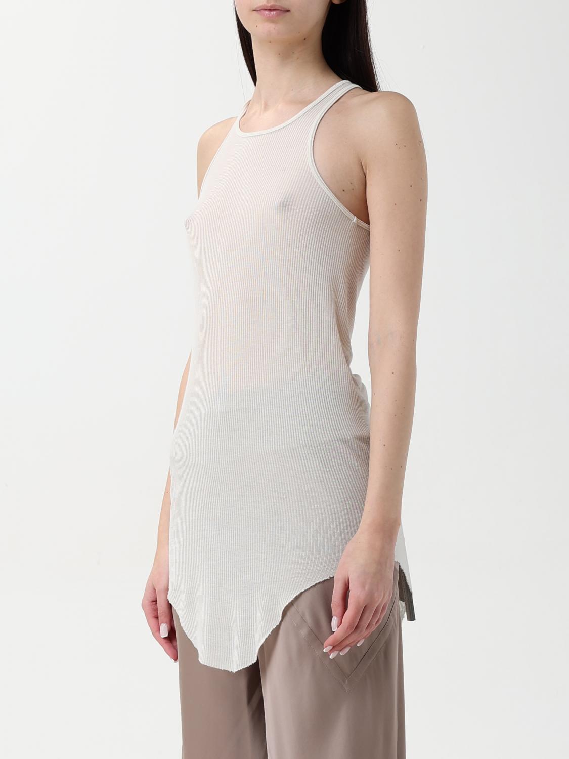RICK OWENS TOP: Top mujer Rick Owens, Beige - Img 4