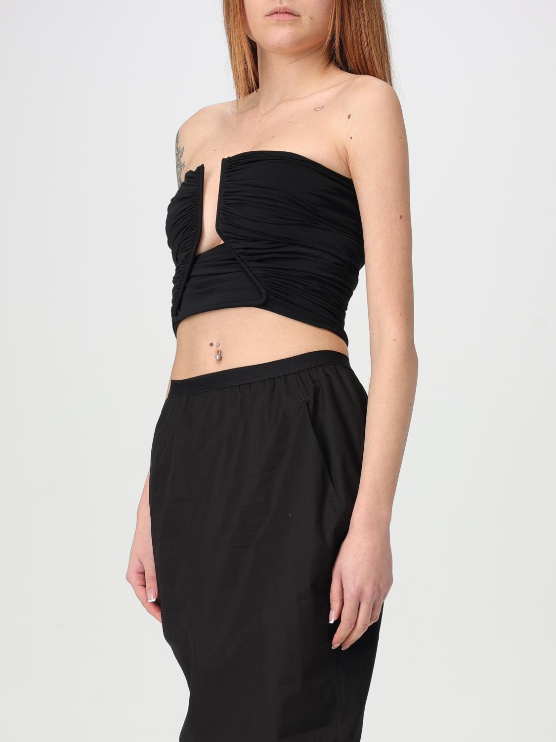 RICK OWENS TOP: Top mujer Rick Owens, Negro - Img 4