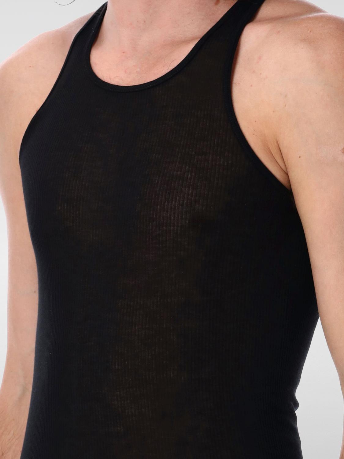RICK OWENS T-SHIRT: Pull homme Rick Owens, Noir - Img 3