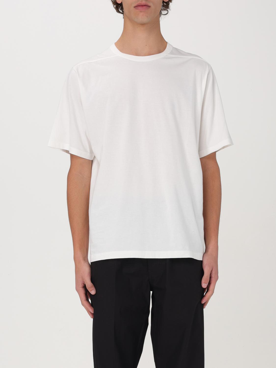 RICK OWENS T-SHIRT: T-shirt in cotone Rick Owens, Latte - Img 1