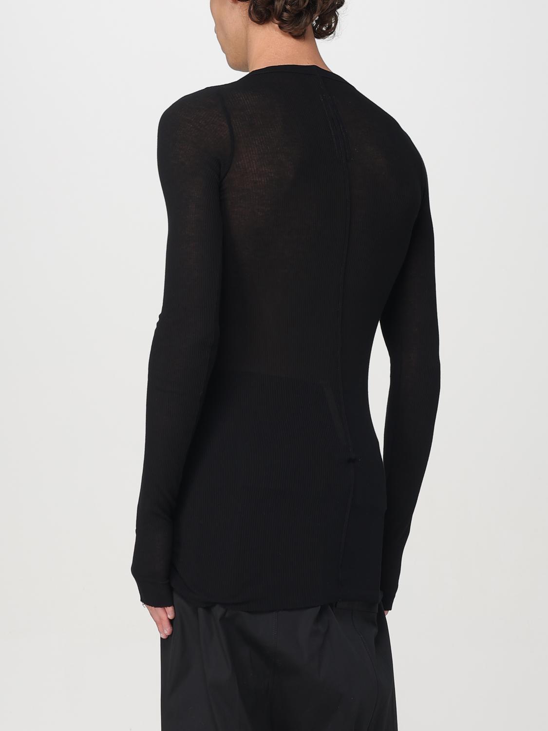 RICK OWENS T-SHIRT: T-shirt men Rick Owens, Black - Img 3