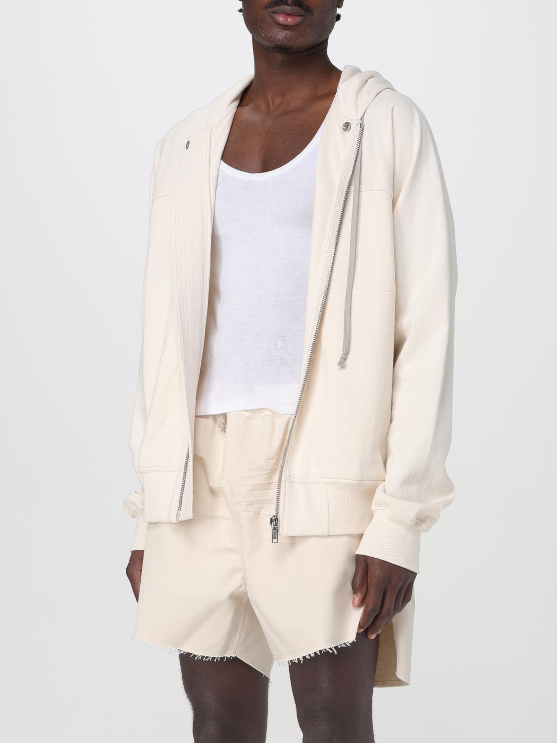 RICK OWENS SUDADERA: Abrigo hombre Rick Owens, Beige - Img 4