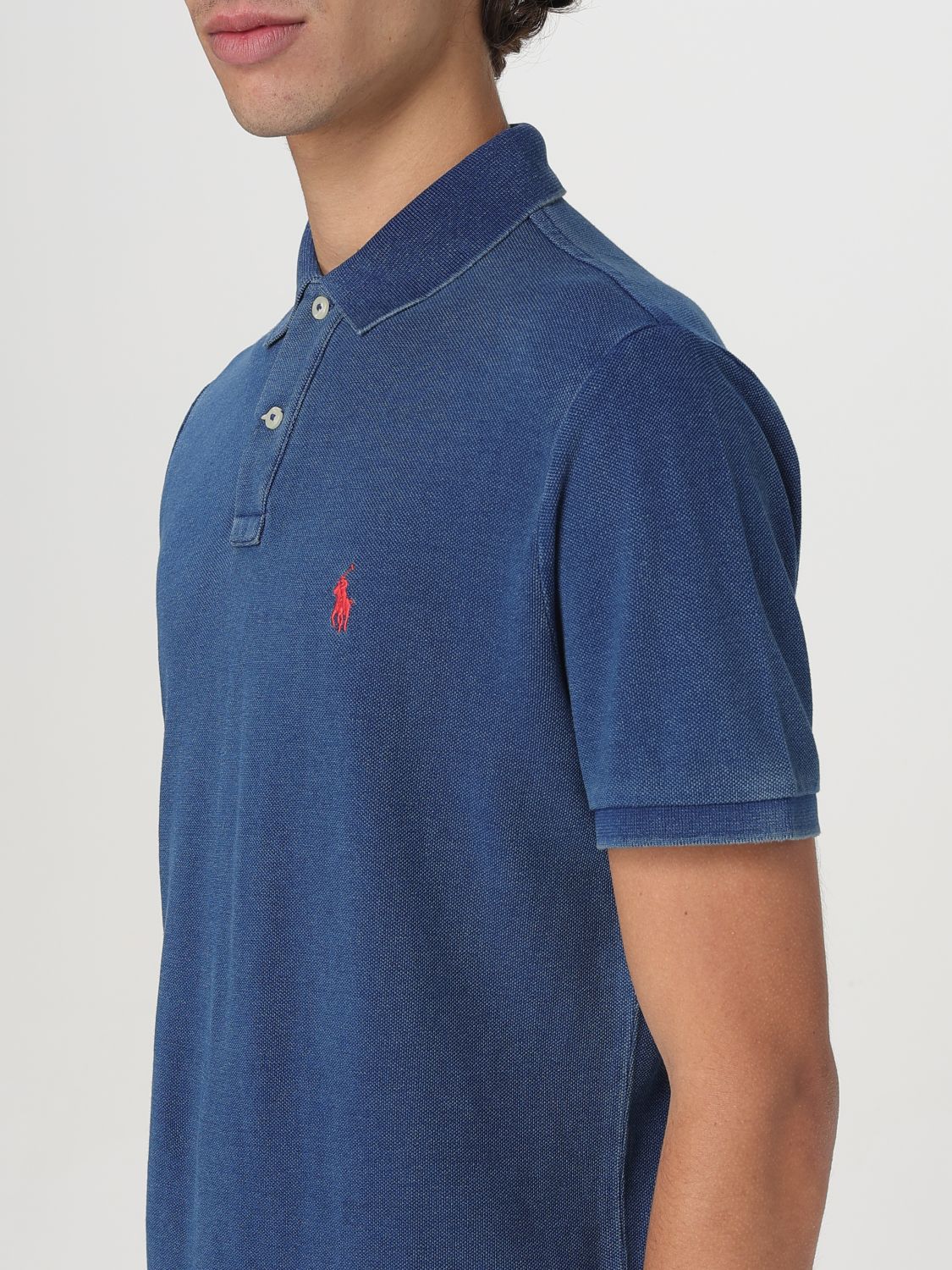 POLO RALPH LAUREN POLO SHIRT: Polo shirt men Polo Ralph Lauren, Indigo - Img 3