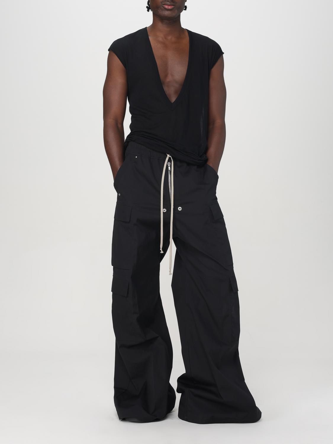 RICK OWENS PANTS: Pants men Rick Owens, Black - Img 2