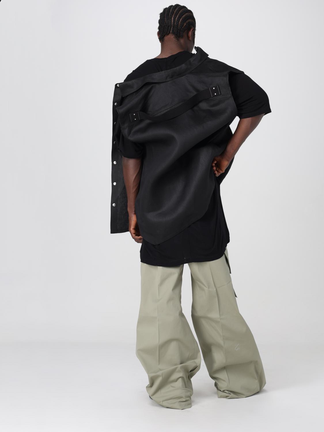 RICK OWENS PANTS: Pants men Rick Owens, Green - Img 2