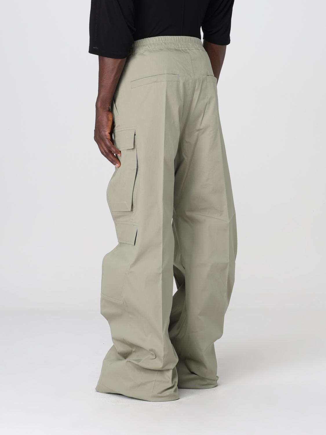 RICK OWENS PANTS: Pants men Rick Owens, Green - Img 3