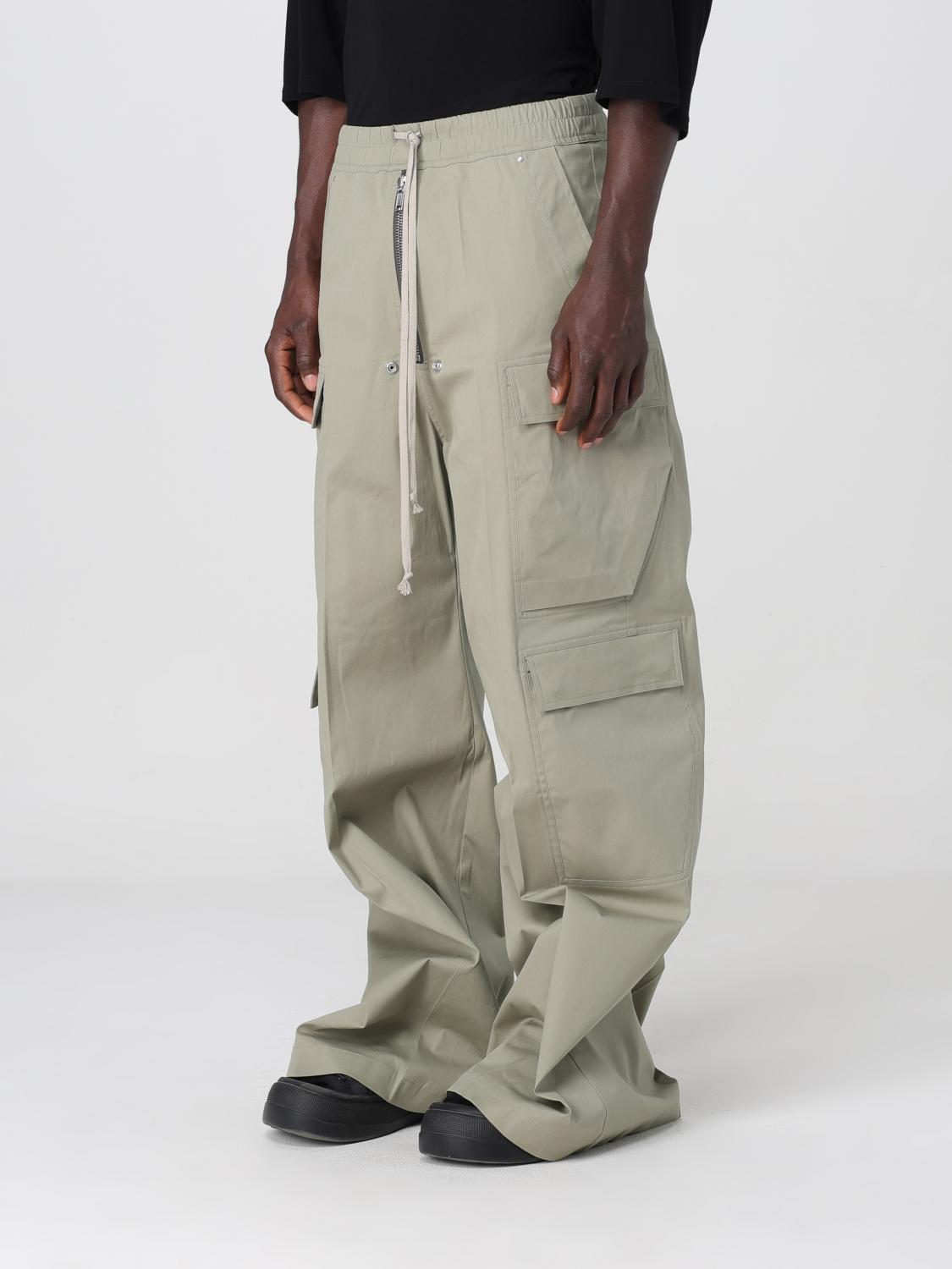 RICK OWENS PANTS: Pants men Rick Owens, Green - Img 4