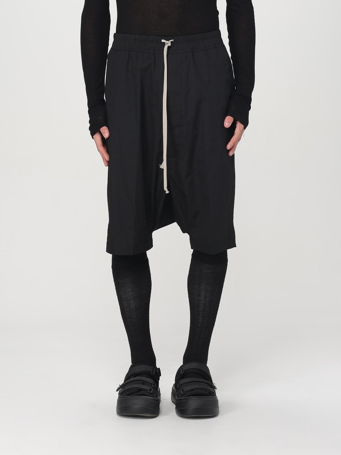 RICK OWENS PANTALONES CORTOS: Pantalones cortos hombre Rick Owens, Negro - Img 1