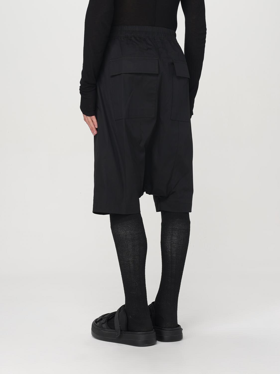 RICK OWENS PANTALONES CORTOS: Pantalones cortos hombre Rick Owens, Negro - Img 3