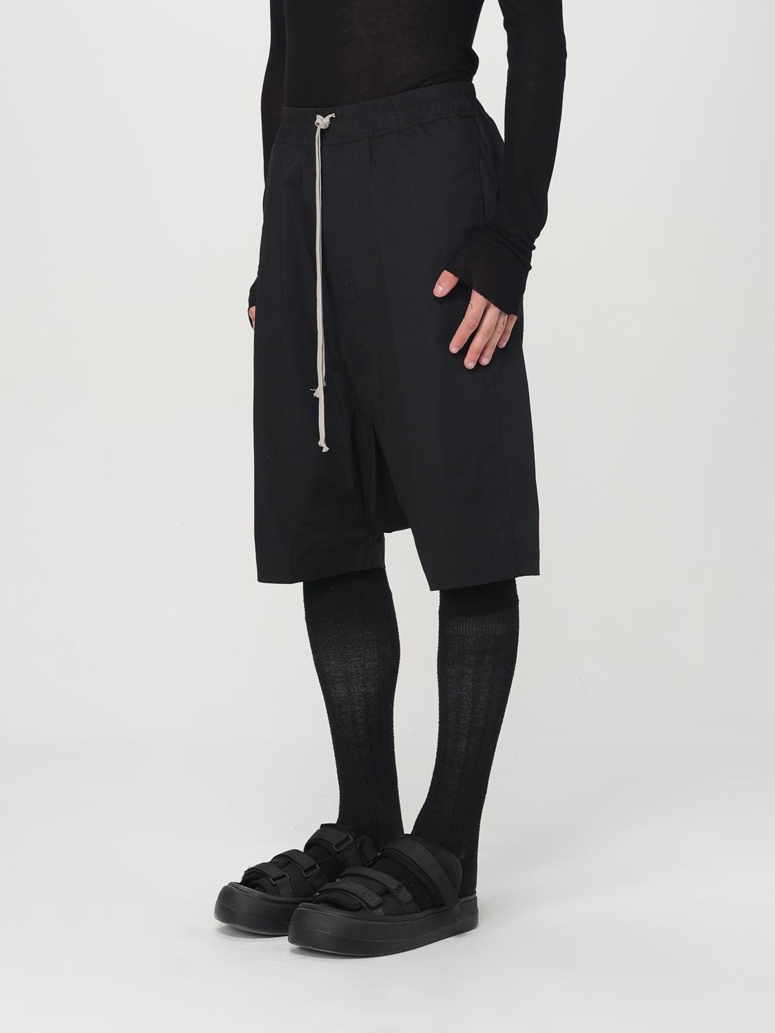 RICK OWENS PANTALONES CORTOS: Pantalones cortos hombre Rick Owens, Negro - Img 4