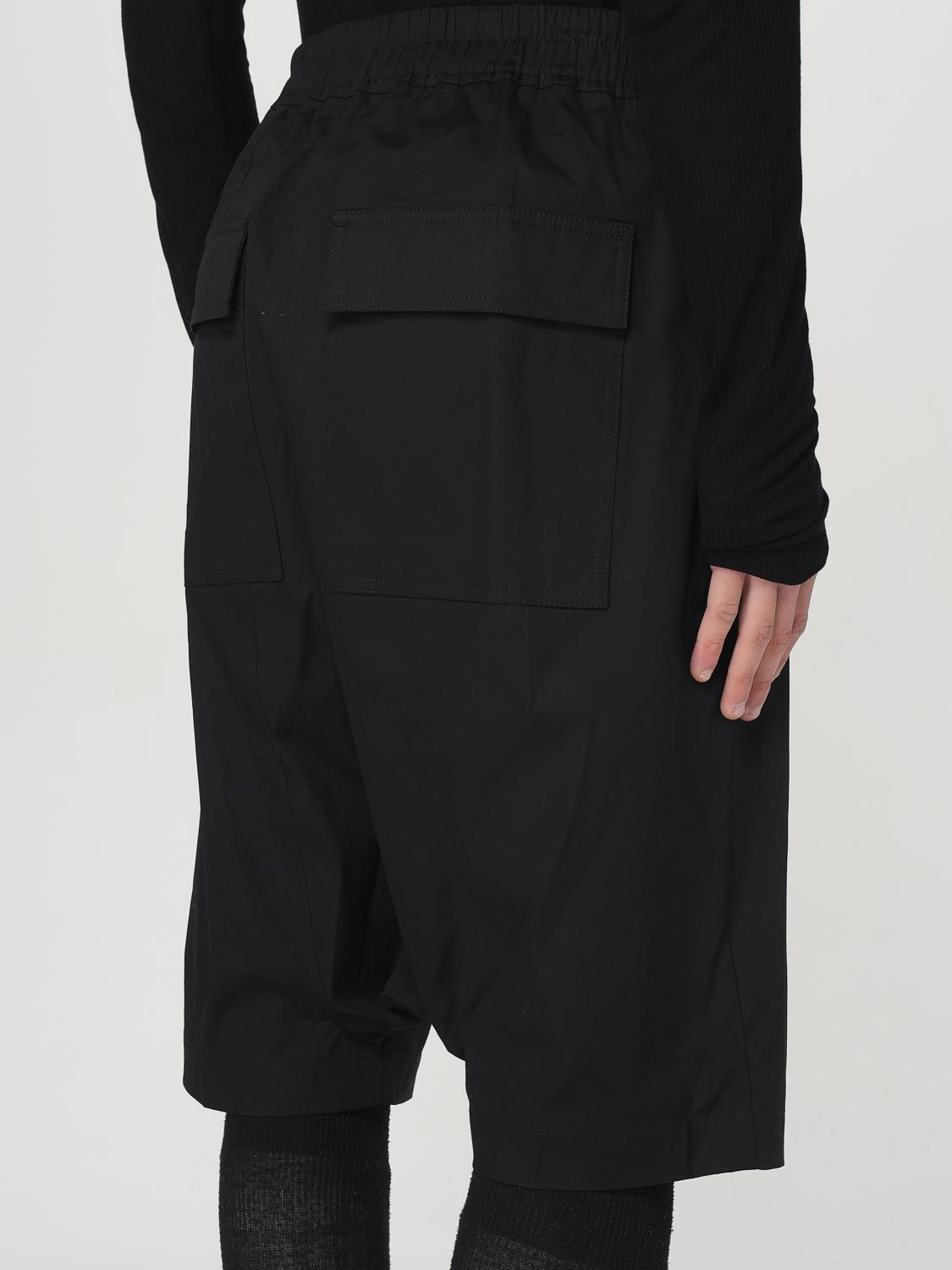 RICK OWENS PANTALONES CORTOS: Pantalones cortos hombre Rick Owens, Negro - Img 5