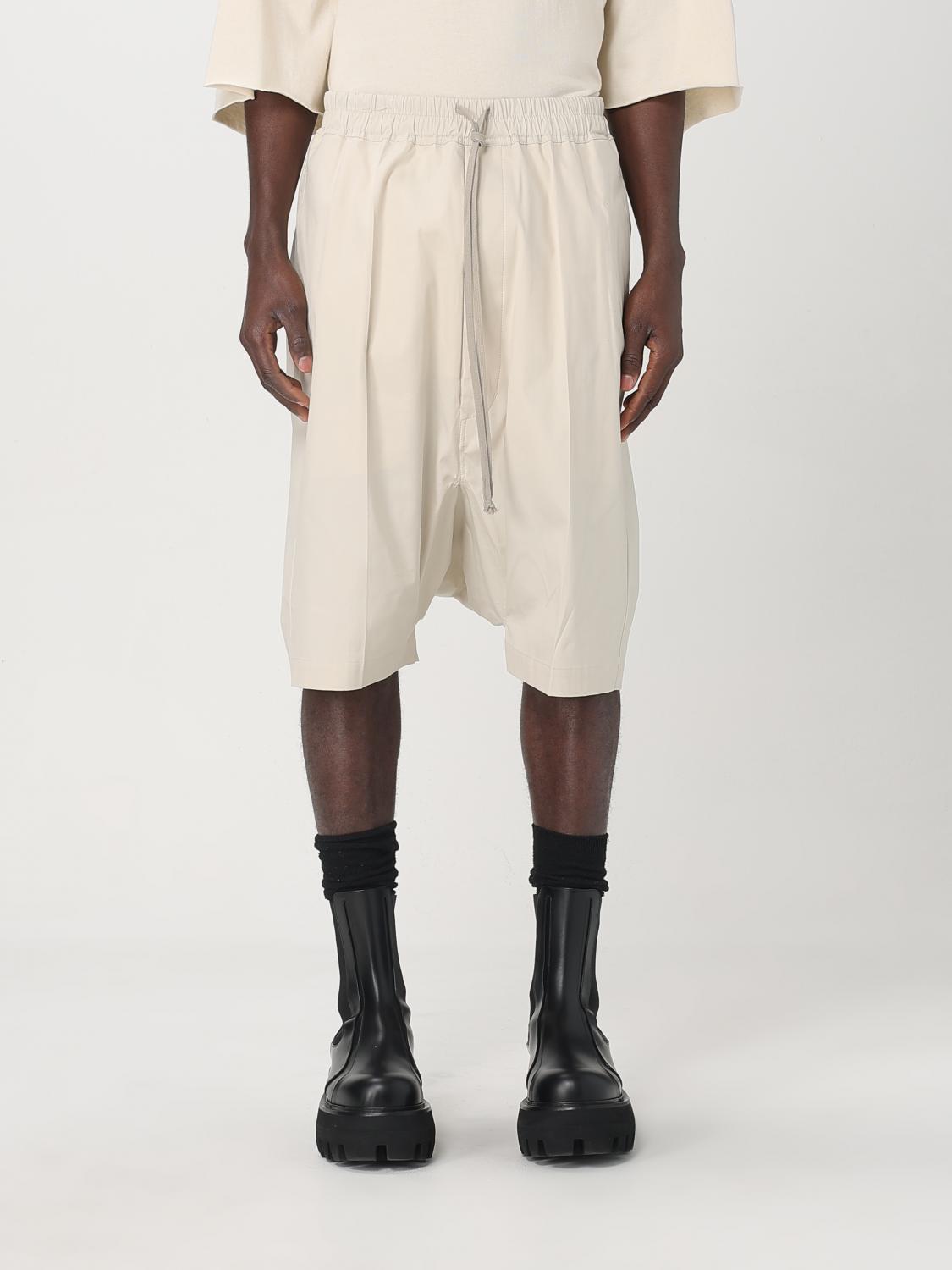 Rick Owens ショートパンツ メンズ - ベージュ | RU01E5384TE | GIGLIO.COM
