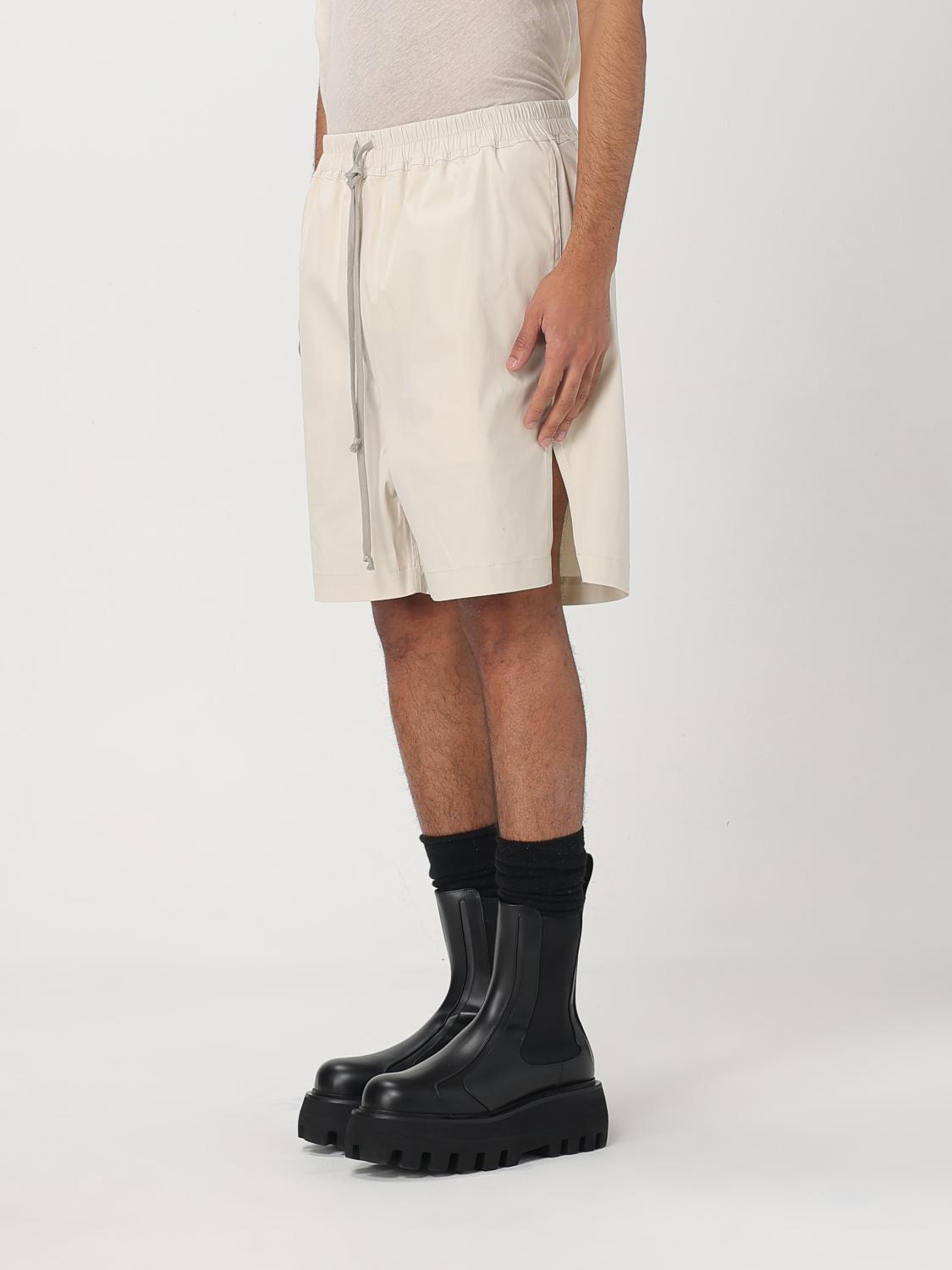 RICK OWENS SHORTS: Short men Rick Owens, Beige - Img 4