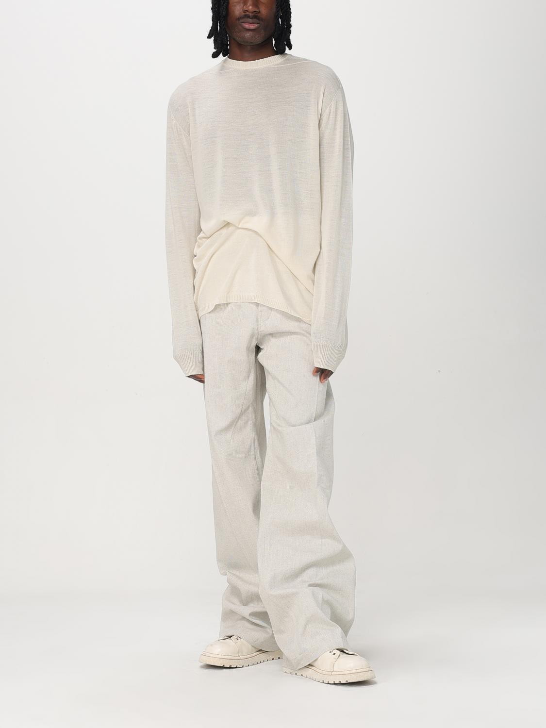 Rick Owens Cardigan men - White | RU01E5627M | GIGLIO.COM
