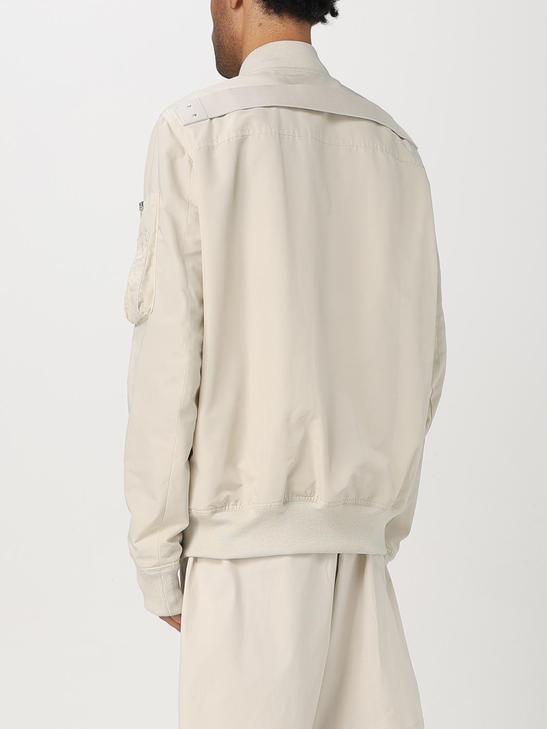 RICK OWENS JACKET: Coat men Rick Owens, Beige - Img 3