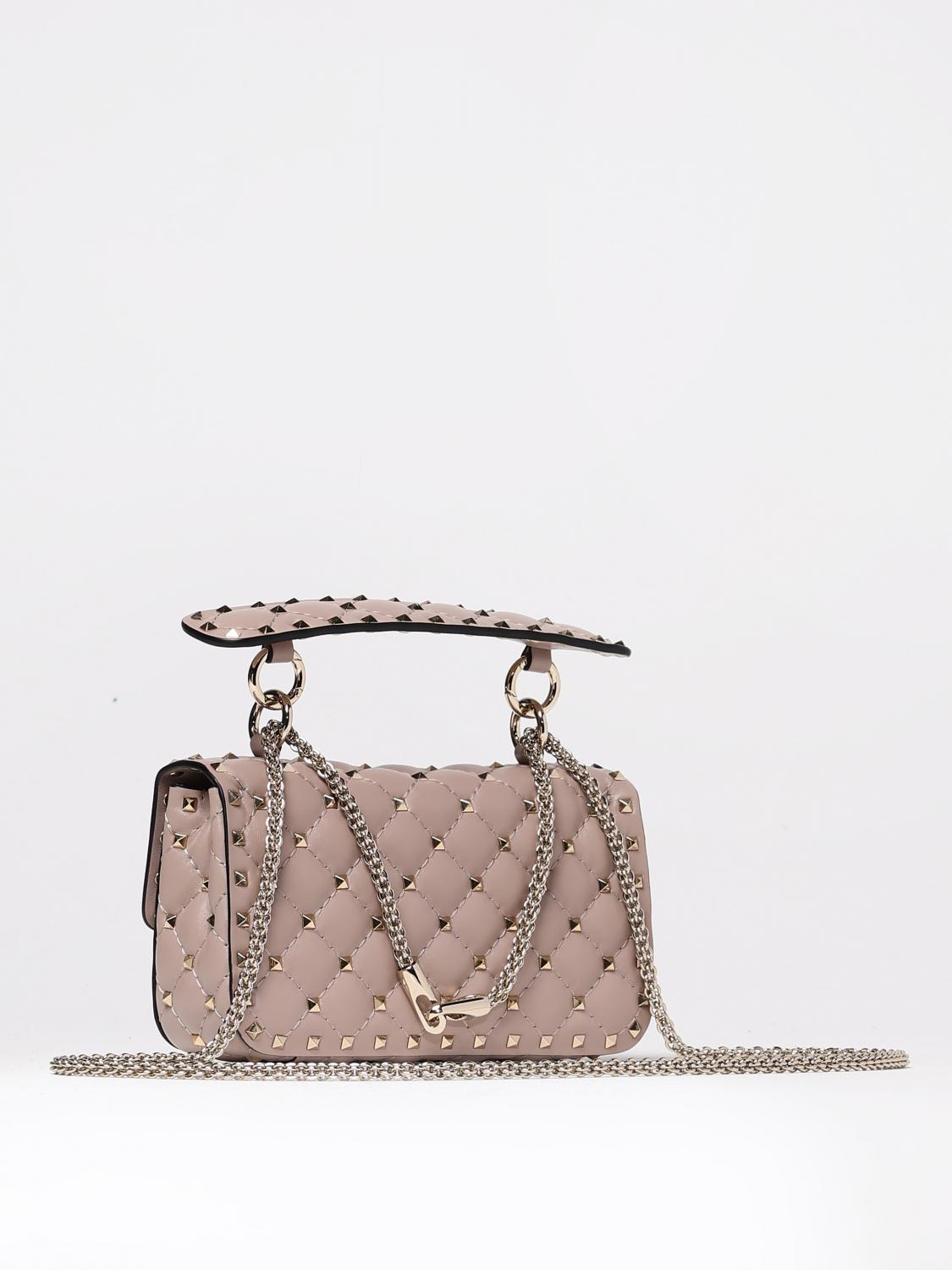 VALENTINO GARAVANI SHOULDER BAG: Shoulder bag woman Valentino Garavani, Blush Pink - Img 3