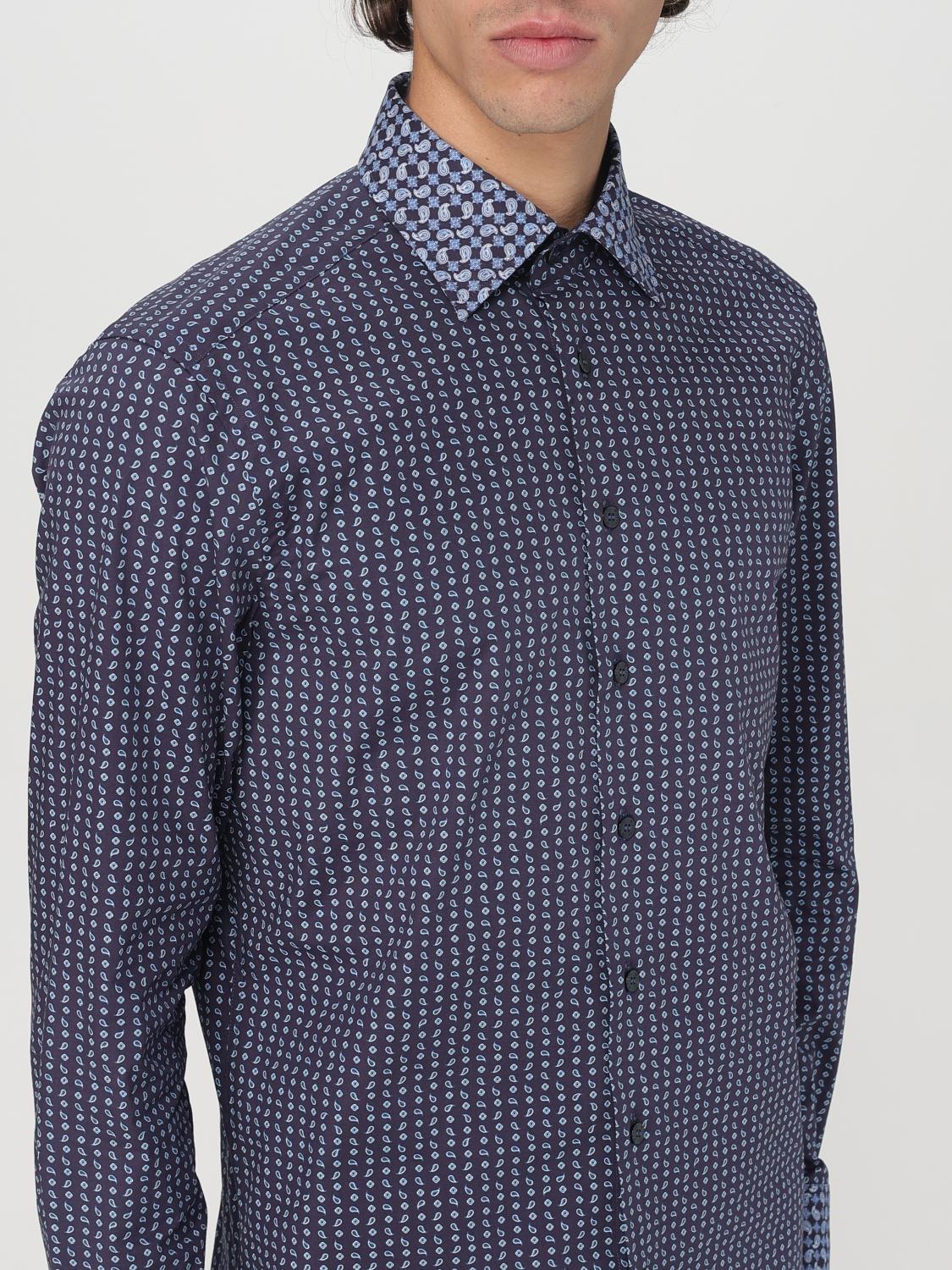 ETRO SHIRT: Shirt men Etro, Blue - Img 5