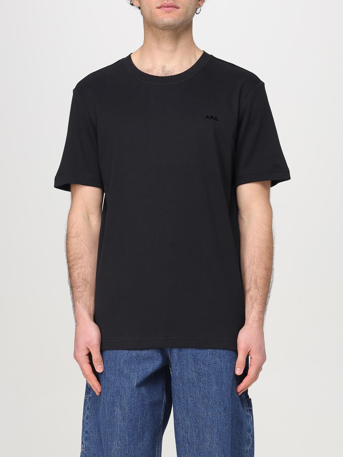 A.P.C. T-SHIRT: T-shirt men A.P.C., Black - Img 1