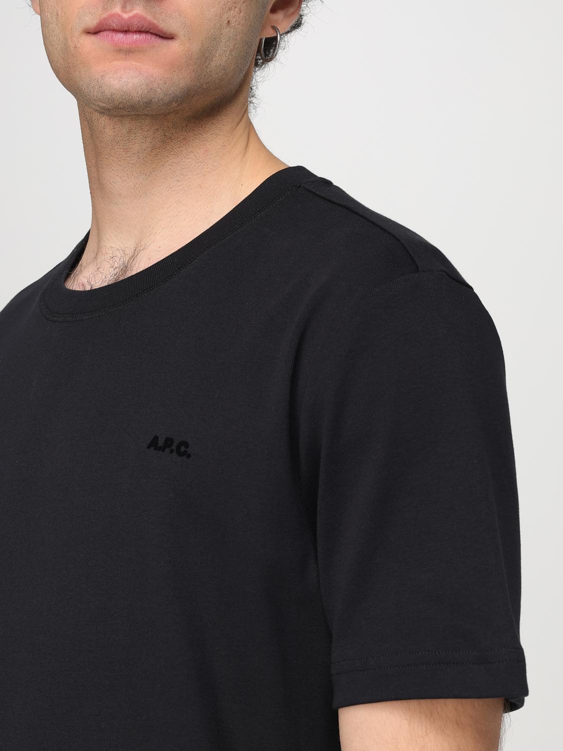 A.P.C. T-SHIRT: T-shirt men A.P.C., Black - Img 3