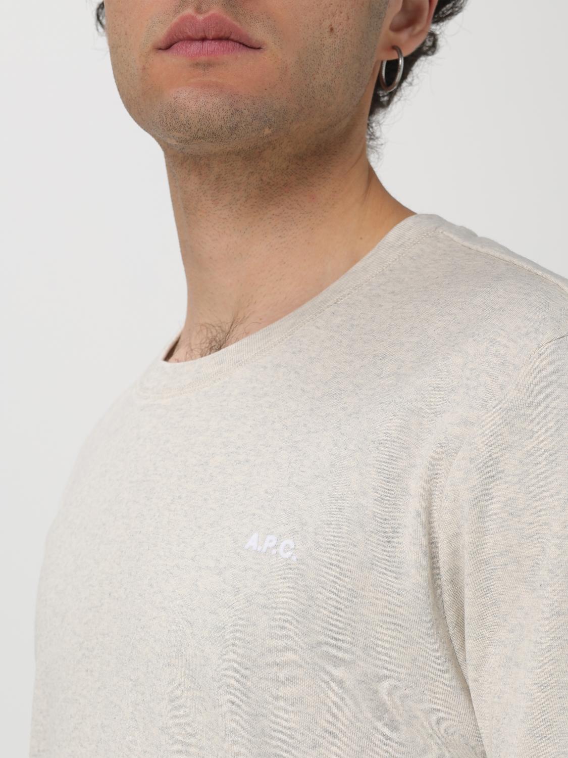 A.P.C. T-SHIRT: T-shirt men A.P.C., Grey - Img 3