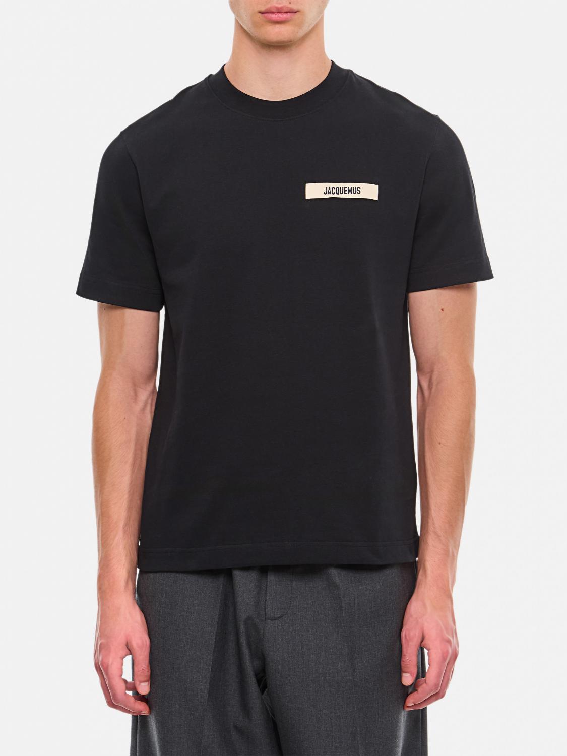 JACQUEMUS T-SHIRT: T-shirt men Jacquemus, Black - Img 1