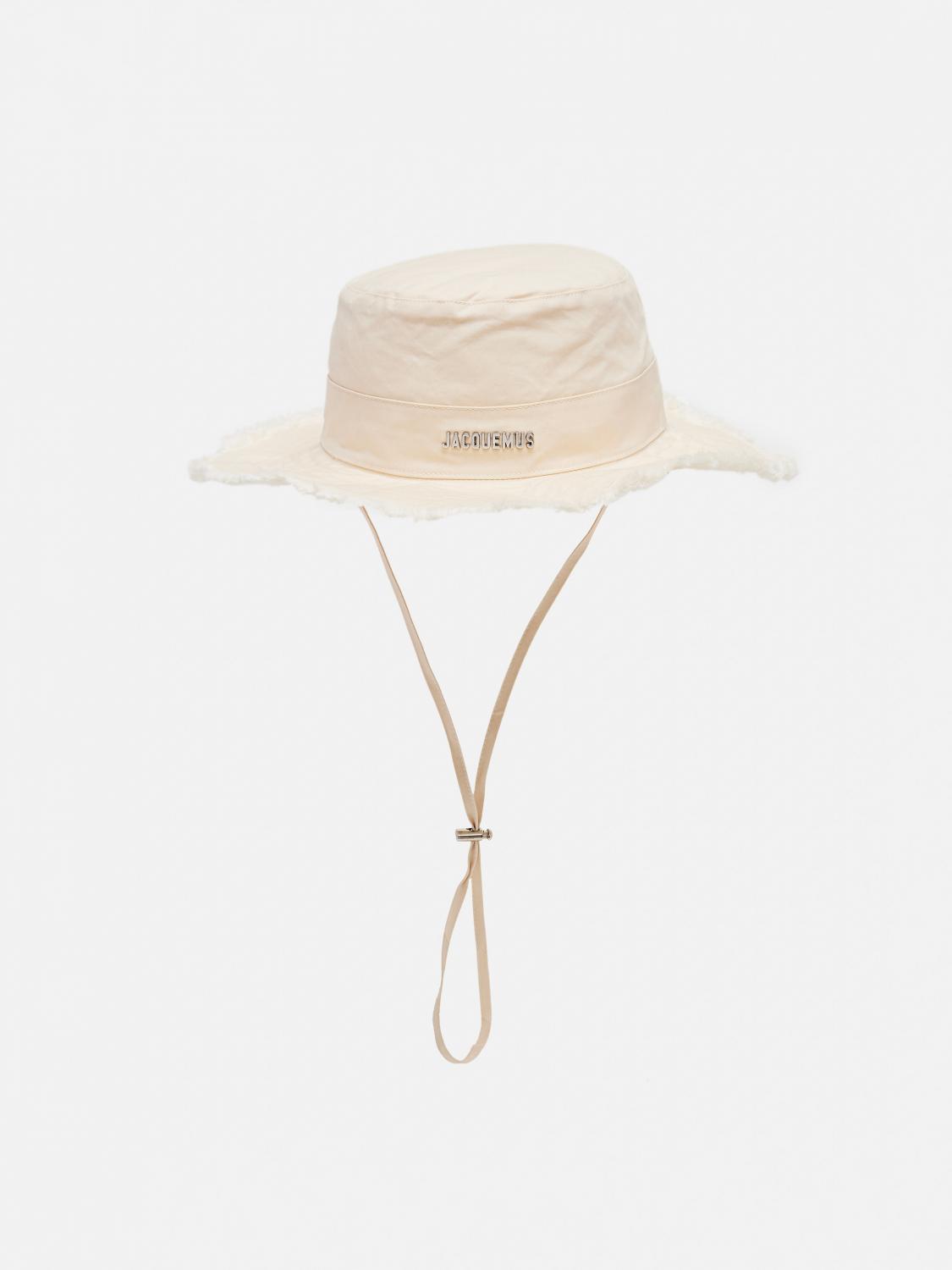 JACQUEMUS HAT: Hat woman Jacquemus, White - Img 1