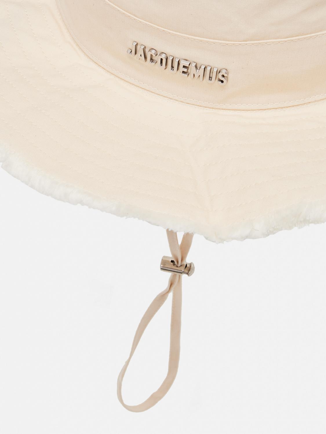 JACQUEMUS SOMBRERO: Sombrero mujer Jacquemus, Blanco - Img 2