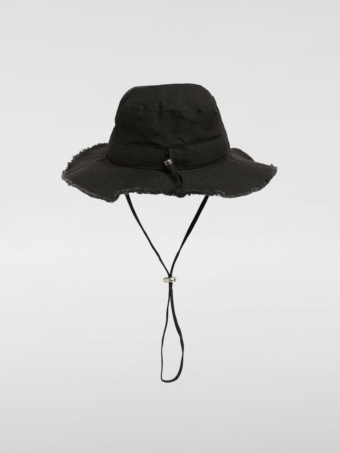 JACQUEMUS HAT: Hat woman Jacquemus, Black - Img 3