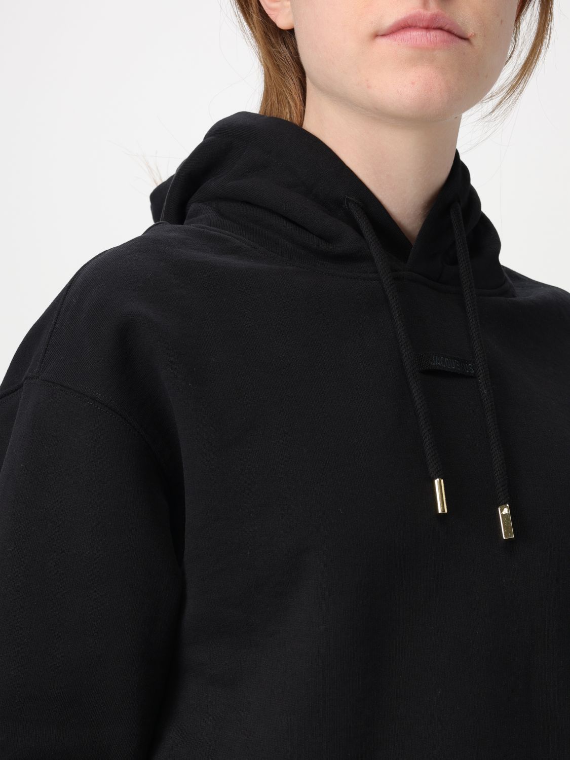 JACQUEMUS SWEATSHIRT: Sweatshirt woman Jacquemus, Black - Img 5