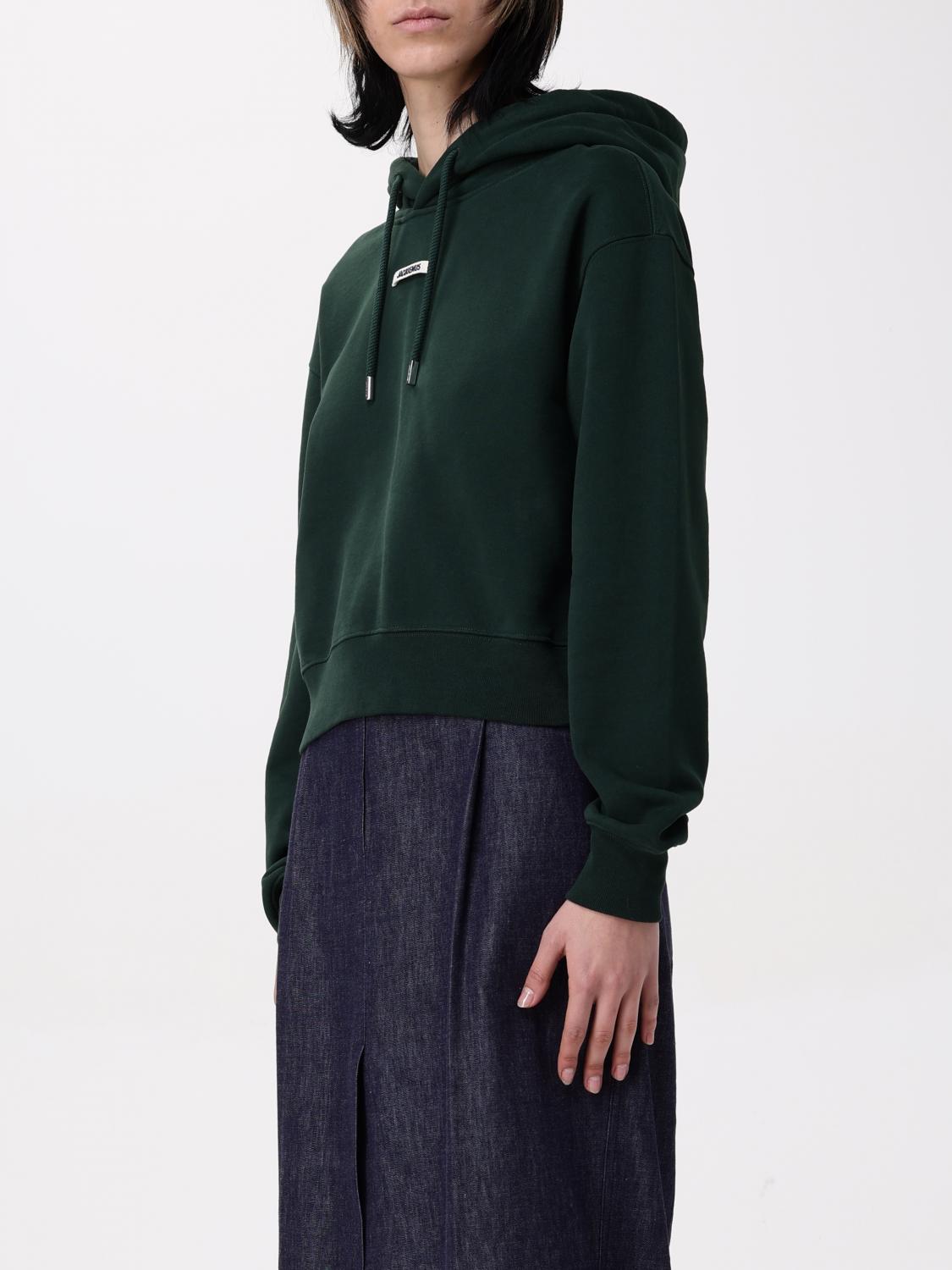 JACQUEMUS SWEATSHIRT: Sweatshirt woman Jacquemus, Green - Img 3