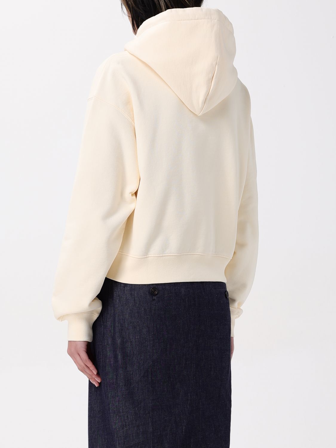 JACQUEMUS SWEATSHIRT: Sweatshirt woman Jacquemus, Ivory - Img 2