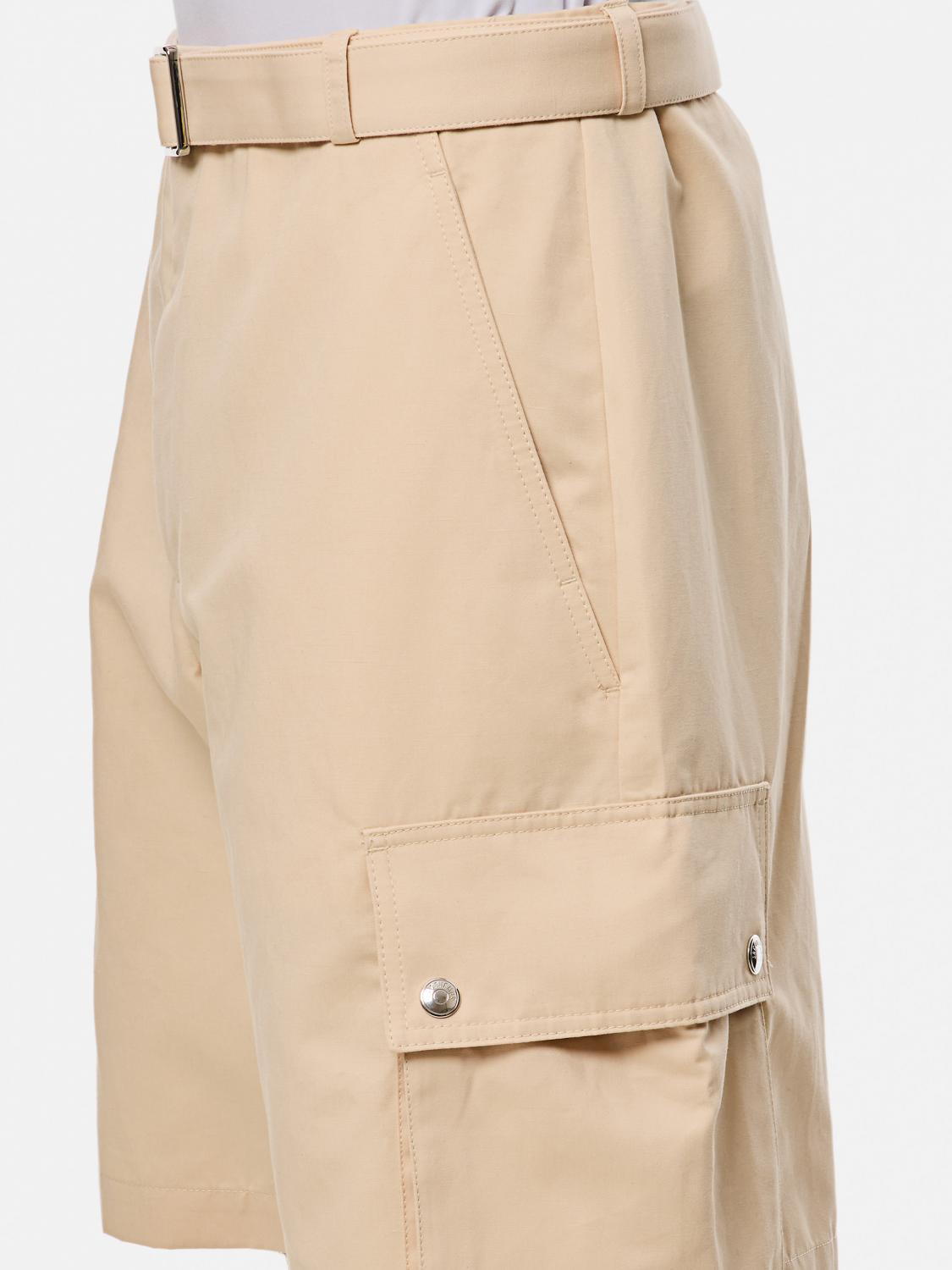 JACQUEMUS ショートパンツ: Jacquemus コットンリネン混カーゴショーツ, ベージュ - Img 4
