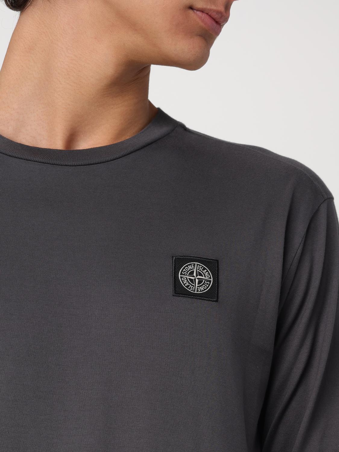 STONE ISLAND T-SHIRT: T-shirt men Stone Island, Grey - Img 5