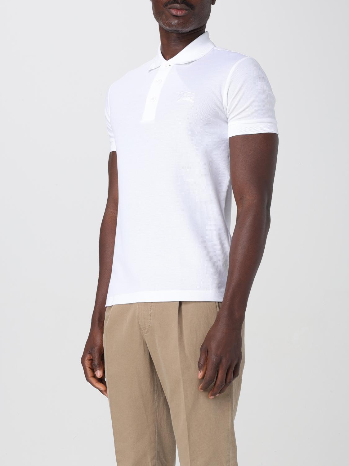 BURBERRY POLO: Polo Burberry de algodón, Blanco - Img 4