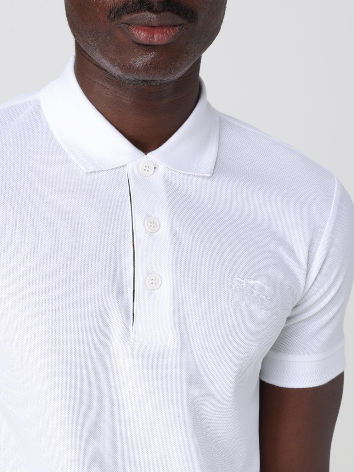 BURBERRY POLO: Polo Burberry de algodón, Blanco - Img 5
