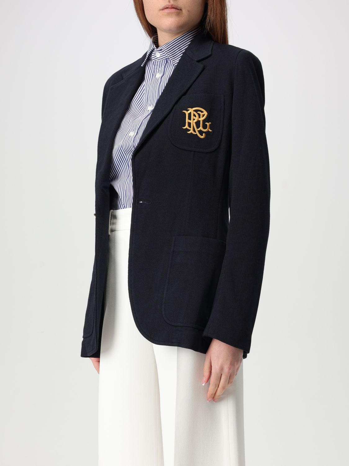 POLO RALPH LAUREN BLAZER: Blazer woman Polo Ralph Lauren, Blue - Img 3