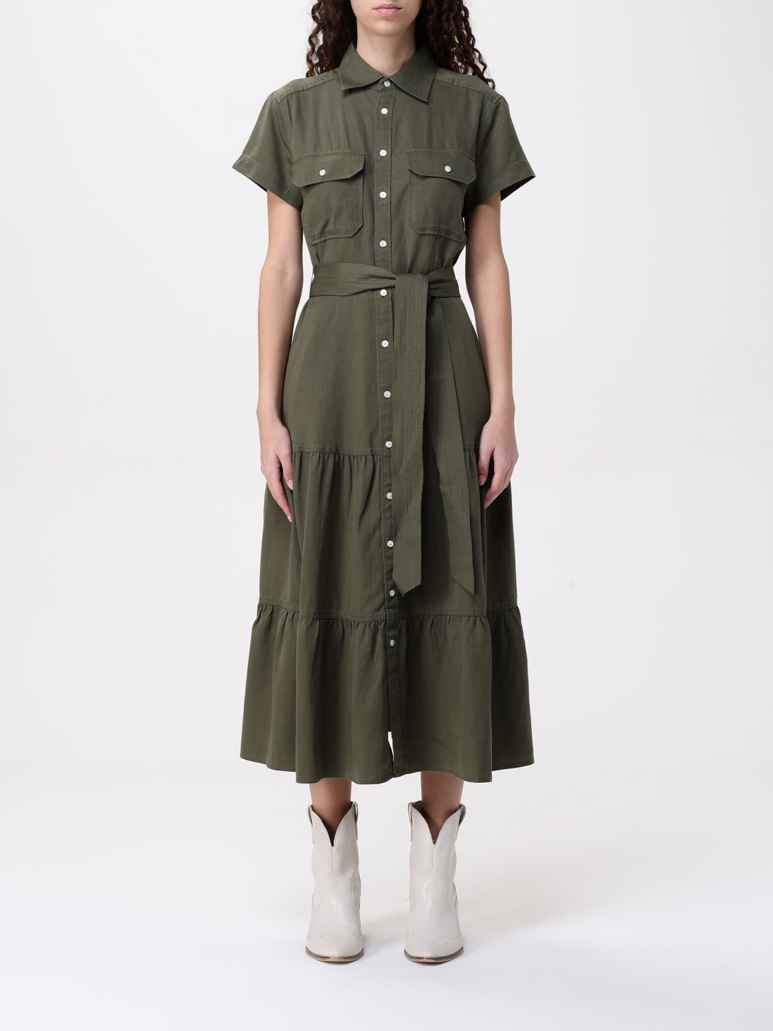 POLO RALPH LAUREN DRESS: Dress woman Polo Ralph Lauren, Green - Img 1