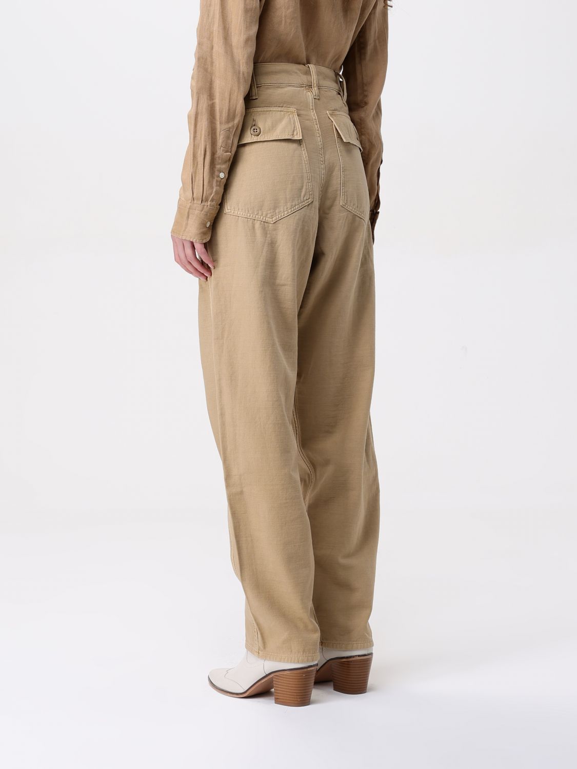 POLO RALPH LAUREN PANTS: Pants woman Polo Ralph Lauren, Beige - Img 2