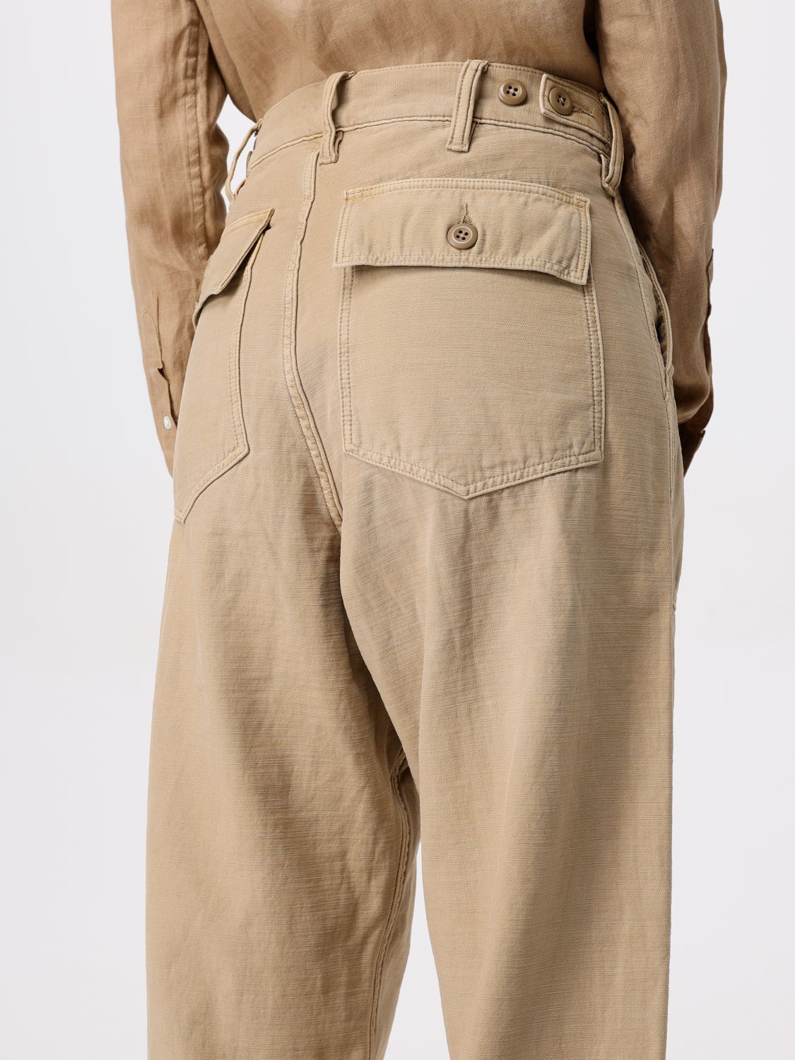 POLO RALPH LAUREN PANTS: Pants woman Polo Ralph Lauren, Beige - Img 3