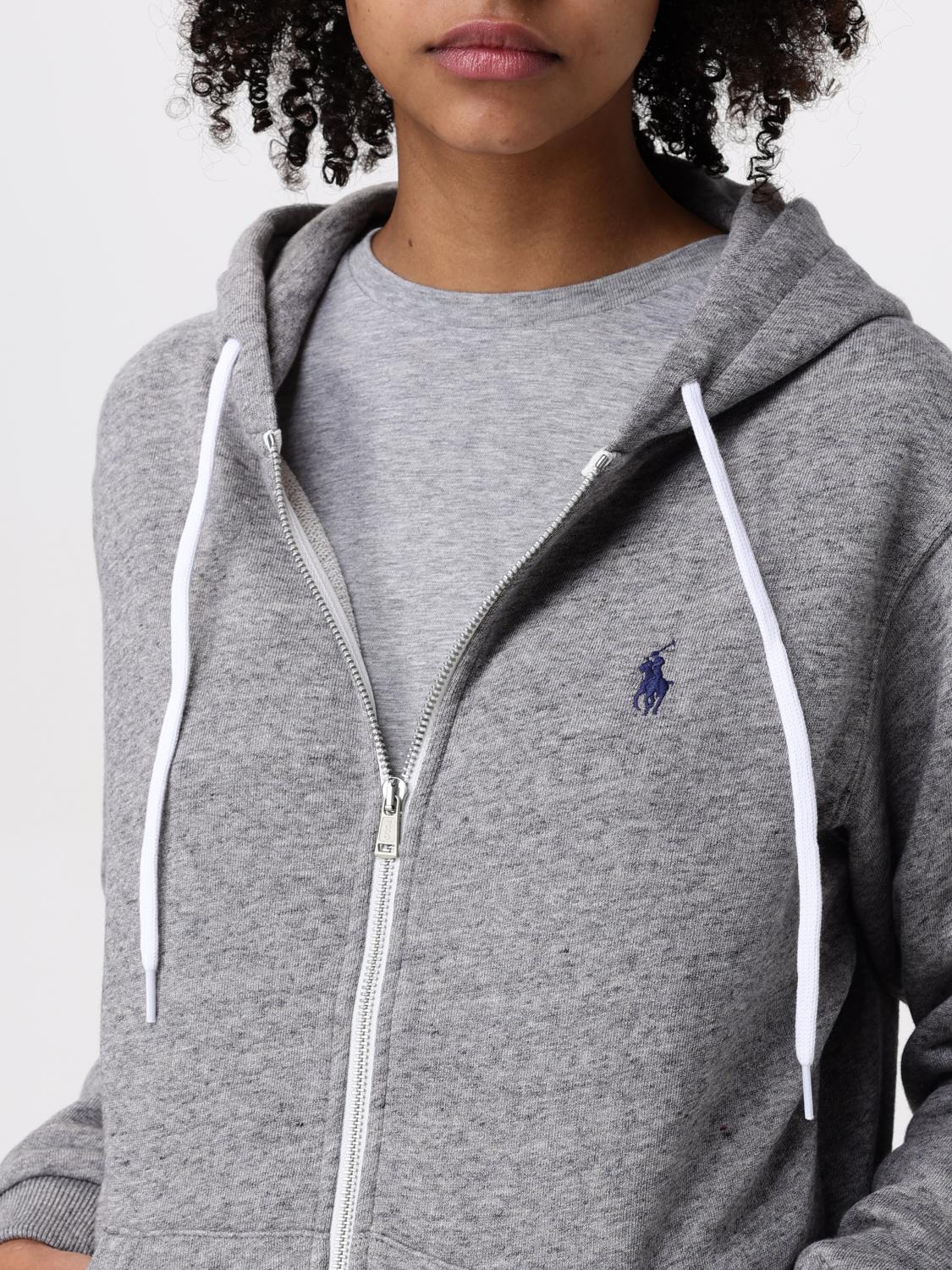 POLO RALPH LAUREN SWEATSHIRT: Sweatshirt woman Polo Ralph Lauren, Grey - Img 5